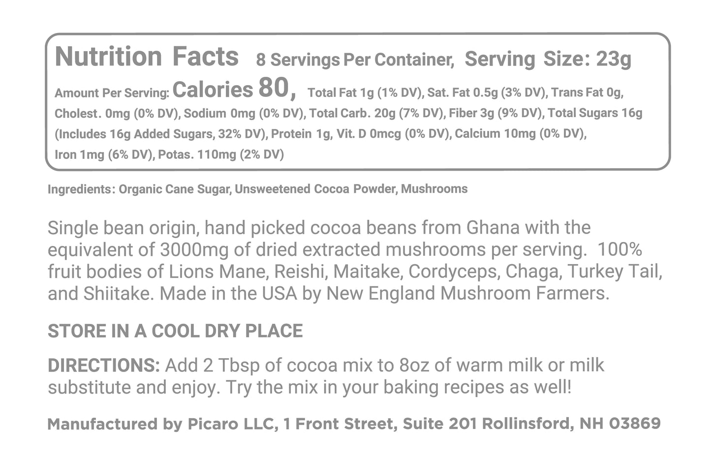 Mushroom Hot Chocolate