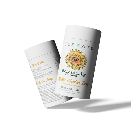 Elevate x Botanically Curious Mocktail Kit: Nettle Nectar Zing